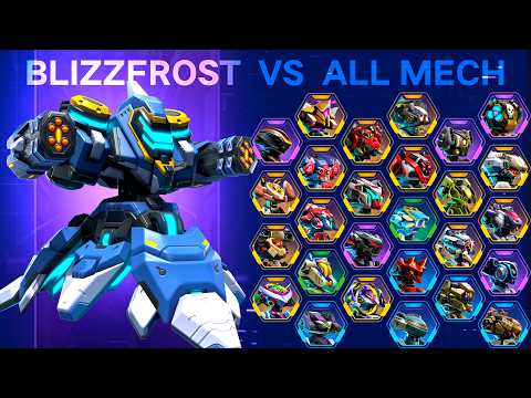 Blizzfrost Ability vs All Mech - Mech Arena
