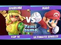 TAMISUMA 245 Top 16 - Shirube (Min Min) Vs. Nao (Mario) SSBU Smash Ultimate