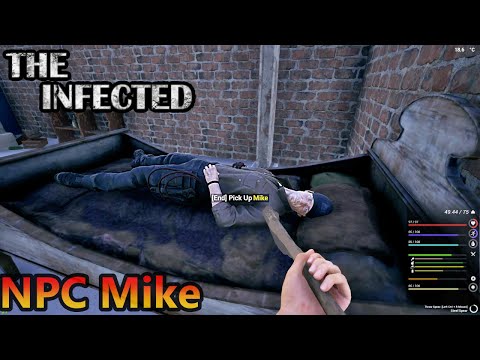 The Infected Survival Chronicles - Episode 14 | Found Unconscious Mike (NPC) in the Abandoned Town