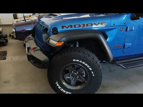 Stock Jeep Gladiator Mojave with 35" tires and AEV Pintler Wheels