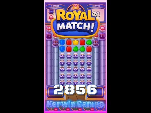 Royal Match Level 2856 - No Boosters Gameplay