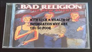 Bad Religion - You&#39;ve got a Chance lyrics