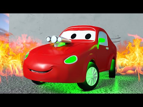 Tegljač Tom u Auto Gradu 🚗  Trkaći Auto Jerry - Crtani sa kamionima za djecu