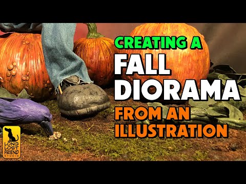 Creating a Fall Diorama from an Illustration