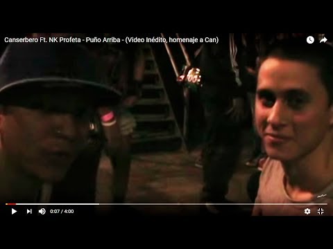 Canserbero Ft. NK Profeta - Puño Arriba - (Video Inédito, homenaje a Can)