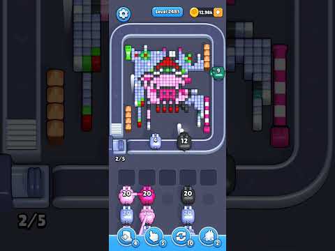 Pixel Flow Level 2485 Walkthrough