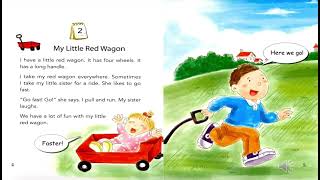 For beginners| One story a day| Book 2 - 2 My Little Red Wagon