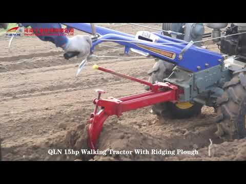 QLN 15hp tractor with ridgging plough