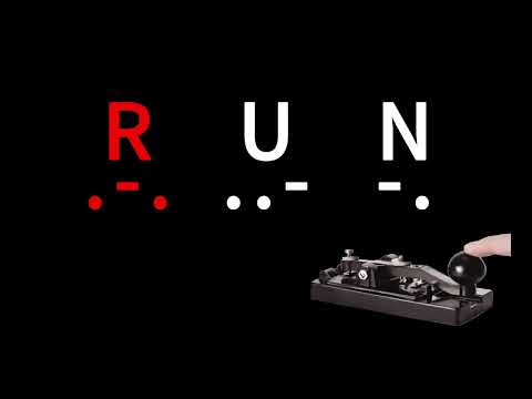 RUN in Morse Code: From Slow to Fast with Light Signals!