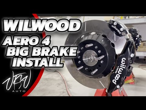 Wilwood Aero4 Big Brake Rear Electronic Parking Brake Kit Install - 66 Cadillac Eldorado
