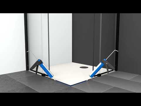 Montagevideo sanibel Duschabtrennung Slide A23