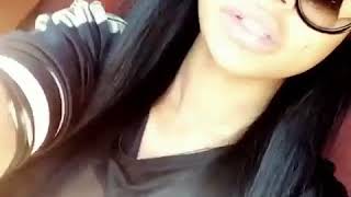 Blac Chyna singing Chicago rapper Bandmankevo song "Baller in me"