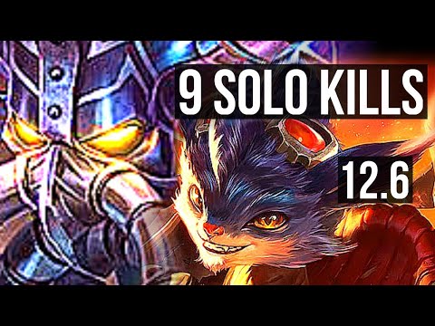 KASSADIN vs RUMBLE (MID) | 21/1/6, 9 solo kills, Legendary, 65% winrate | BR Diamond | 12.6