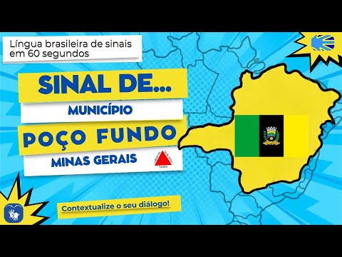 POÇO FUNDO (município de Minas Gerais) em Libras #shorts