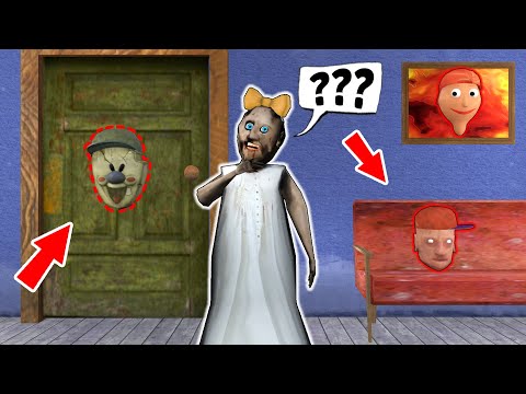 Extreme Hide and Seek with Granny, Ice Scream, Baldi - funny horror animation (funny mix 18)