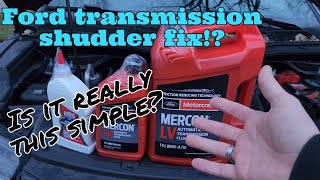 Misfire or shudder? We service a Ford transmission to find out!