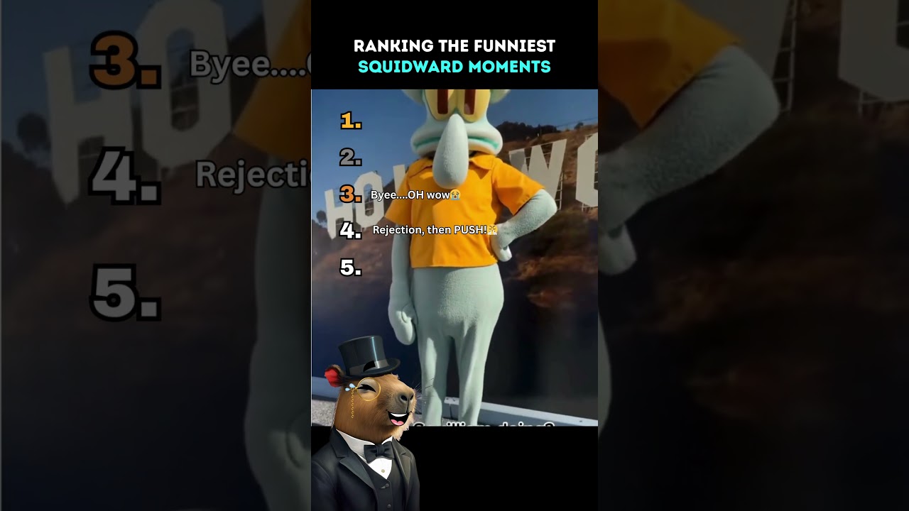 Squidward Being DONE with Everything at Universal Studios 😭