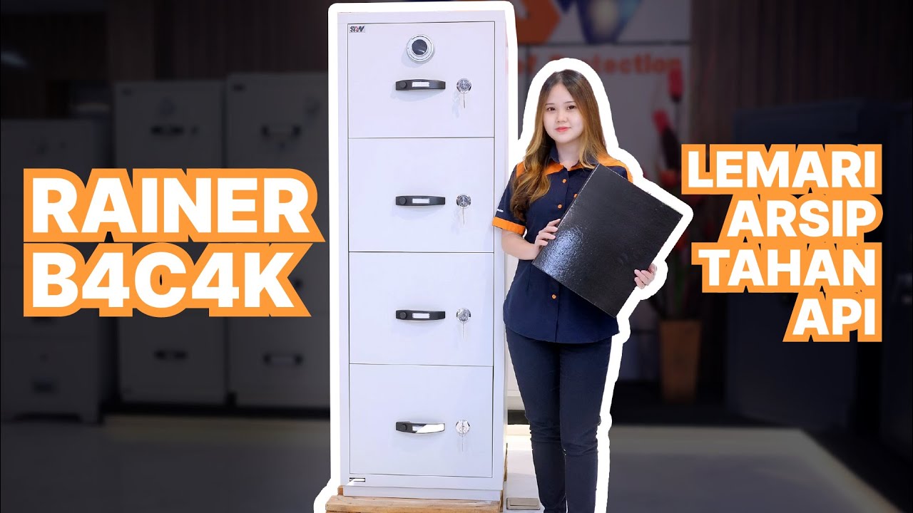Rainer Fireproof Filing Cabinet