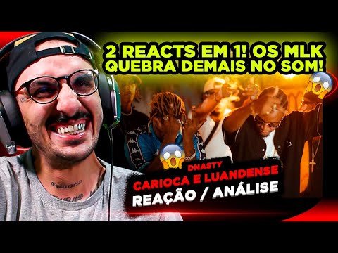 2 REACTS EM 1! ELES SÃO UM ABSURDO! DNASTY - CARIOCA E LUANDENSE | PORSCHE [REAÇÃO/ ANÁLISE]