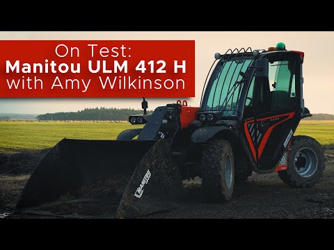 Manitou ULM 412 H Telehandler with Amy Wilkinson
