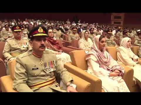COAS Gen Asim Munir conferred honours on Army heroes at GHQ for valour in ops, service to nation.