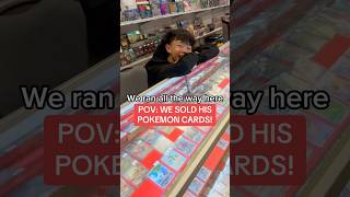 We Sold His Pokemon Cards! #pokemon #pokemoncards #pokemontcg #pokemoncommunity #pokemonchannel