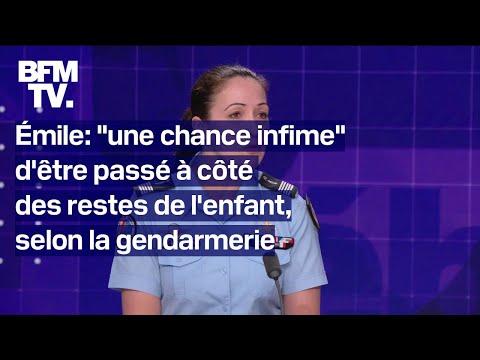 La porte-parole de la Gendarmerie nationale sur BFMTV après la découverte des ossements d'Émile