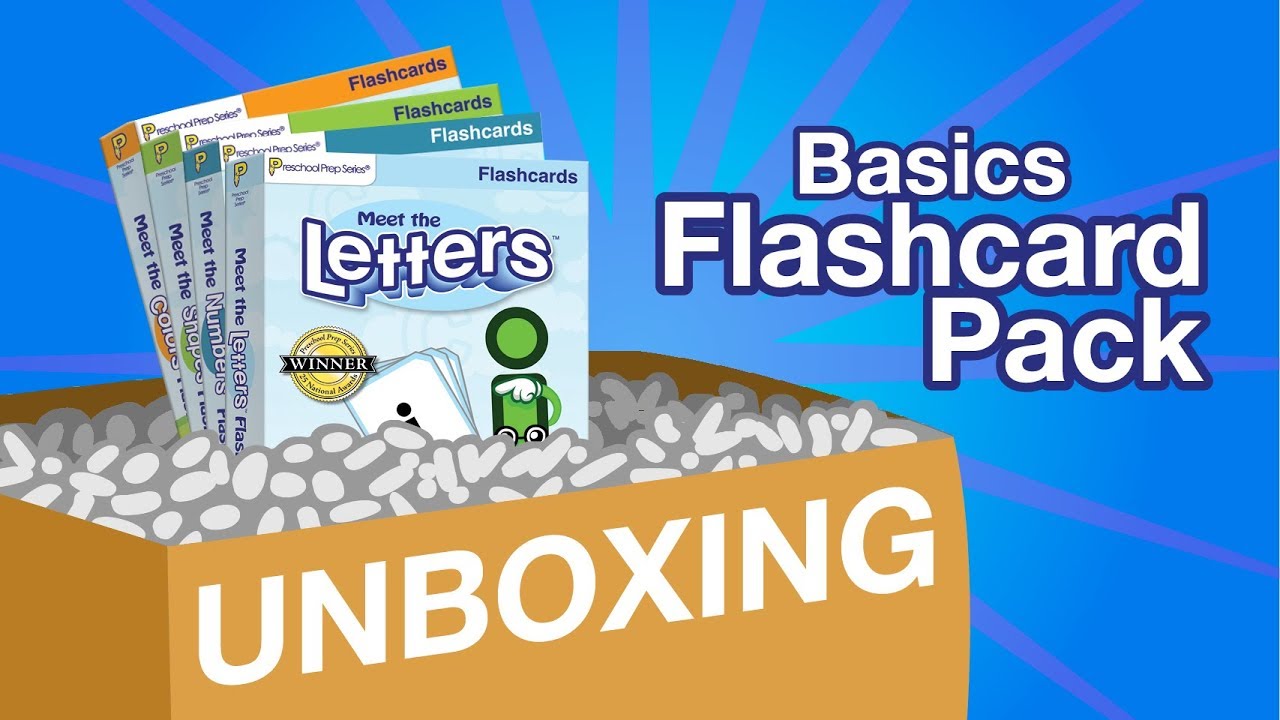 Basics Flashcard Pack | UNBOXING | Preschool Prep Company