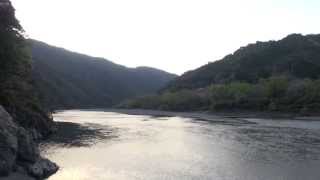 preview picture of video 'Japan Travel - KOCHI - Iwama-chinka-bashi bridge over the Shimanto-gawa river'