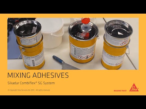 Sikadur Combiflex SG System - Mixing Adhesives