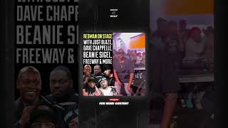 Redman performing “Da Goodness” on stage w/ Dave Chappelle, Beanie Sigel, Just Blaze &amp; Freeway 🔥🔥