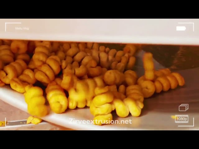 CORN CHIPS PRODUCTION LINE LC403 | adding flavor machine chips best corn chips machine 