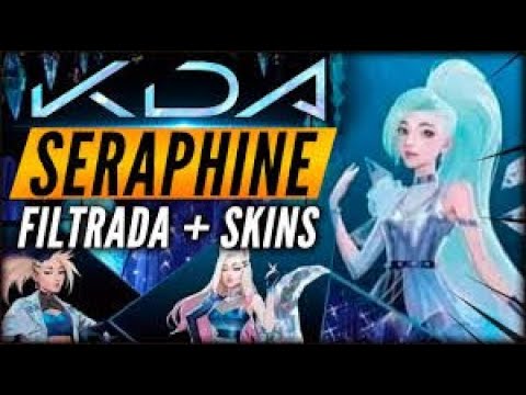 Skin de kda SERAPHINE !! (seraphine cover de kda )