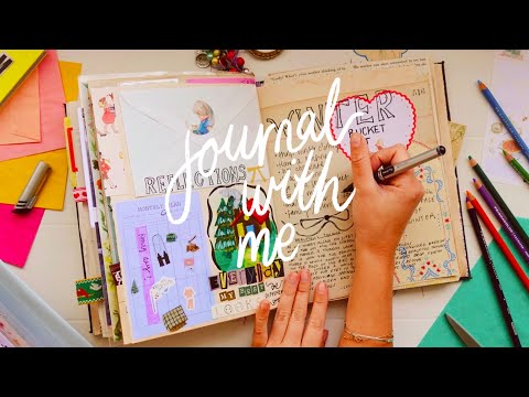 junk journal with me  process video ideas tips