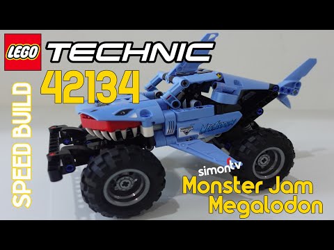 Lego Technic 42134 Monster Jam Megalodon: Speed Build and Review