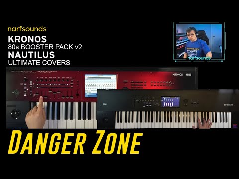 Danger Zone Guitar Keyboard Cover Korg Kronos 80s Booster Pack V2 Eighties Synth Sound Library