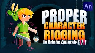 PROPER Character Rigging in Adobe Animate | [Part 1/2]
