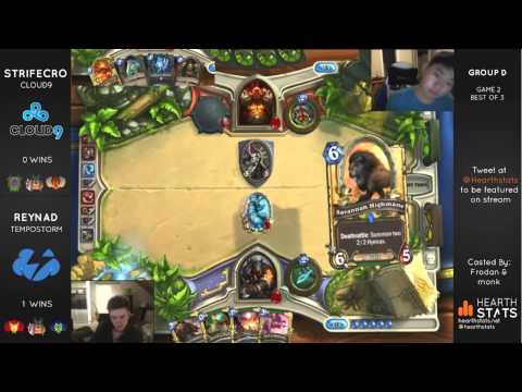 Hearthstats Invitational - Group D: Strifecro vs Reynad