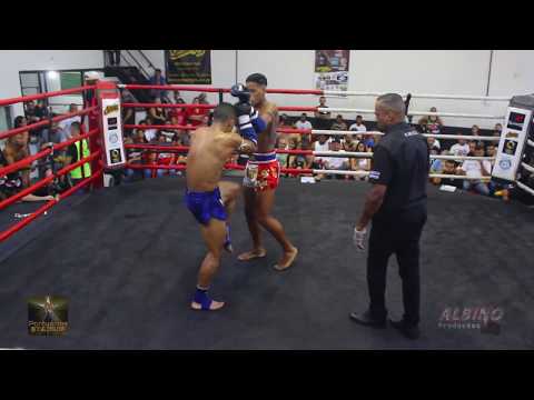 PORTUÁRIOS STADIUM - Thauan Laia ( Black Mamba) x Mecinho (Raja Thai) 55 kg