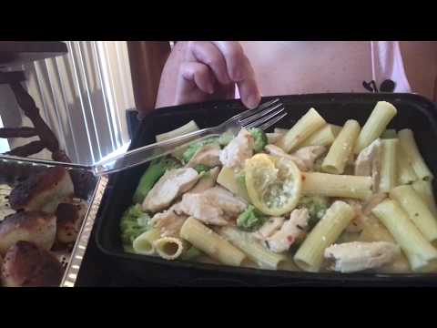 ASMR Eating Sounds:Bertucci's Chicken And Broccoli With Pene!! (No Talking)