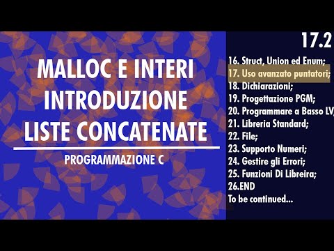78.Malloc e Array + Intro Liste Dinamiche