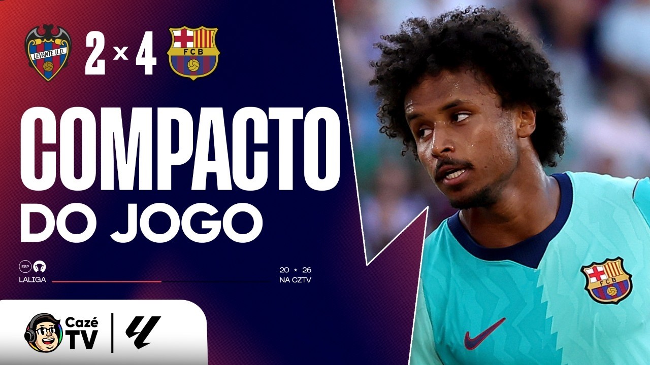 COMPACTO: LEVANTE 2 X 4 BARCELONA | LALIGA 26/27 | 5ª RODADA