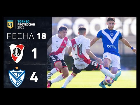 #TorneoProyección 2023 | Fecha 18 | resumen de River y Vélez