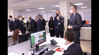 Inauguración de la nueva sede del periódico “El Correo”