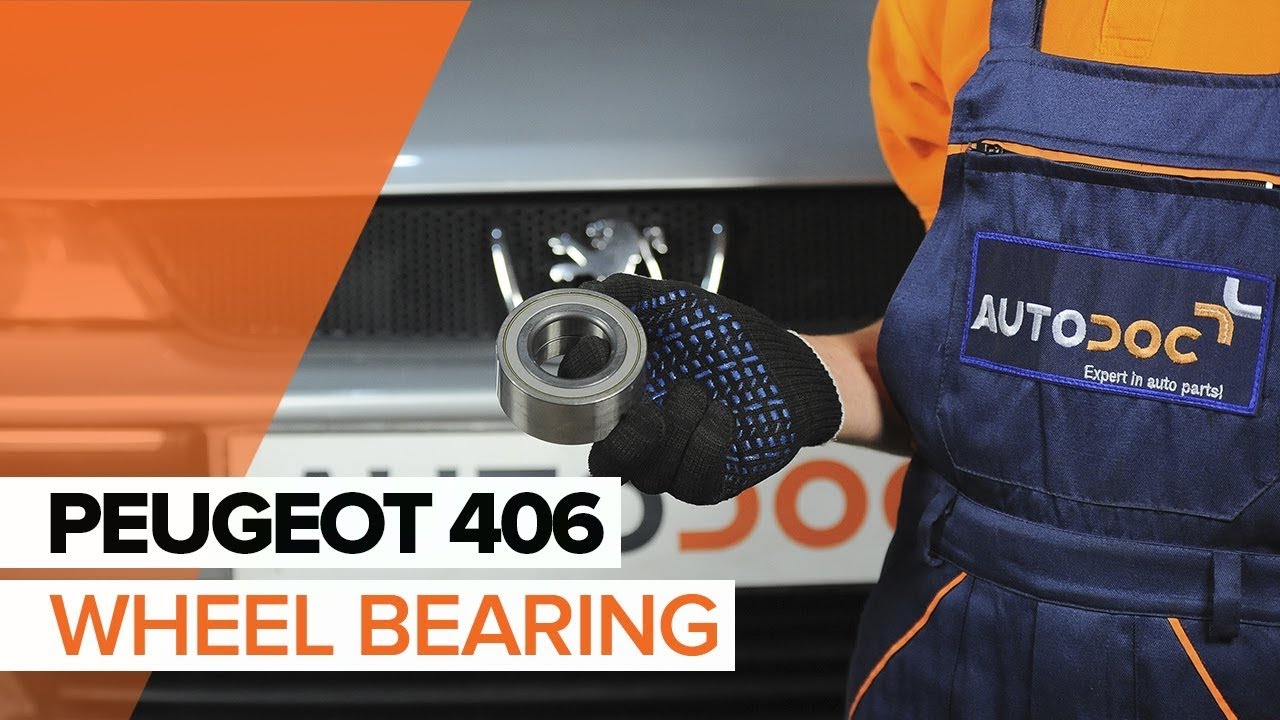 Jak vyměnit přední ložisko kola na Peugeot 406 sedan – návod k výměně