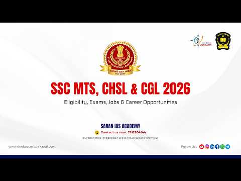 SSC MTS, CHSL & CGL 2026