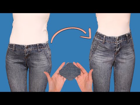 How to easily transform the low waist jeans to the...