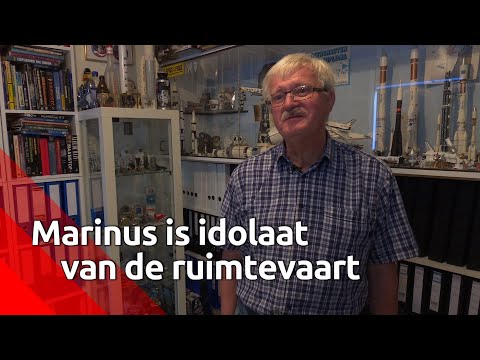 Marinus werd door zijn vader wakker gemaakt voor de maanlanding, sindsdien is hij ruimtevaartfanaat