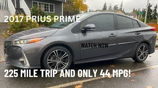 ONLY 44mpg! Taking the 2017 Prius Prime on a ROAD trip FIRST time in a long time!