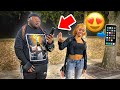 NONECKJAY TRYING GET GIRLS NUMBERS WITH A FLIP PHONE